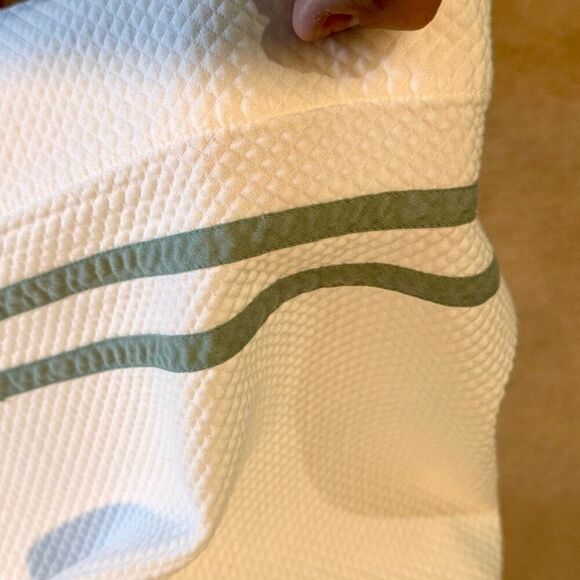 Legacy Home Fine Linens White/Seafoam King Coverlet - Picture 5 of 9